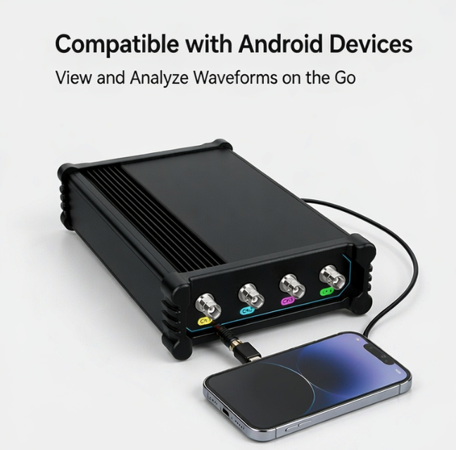 VTO2004 Portable Split USB Vir - đánh giá và giá Digital Storage Oscilloscope 100Mhz