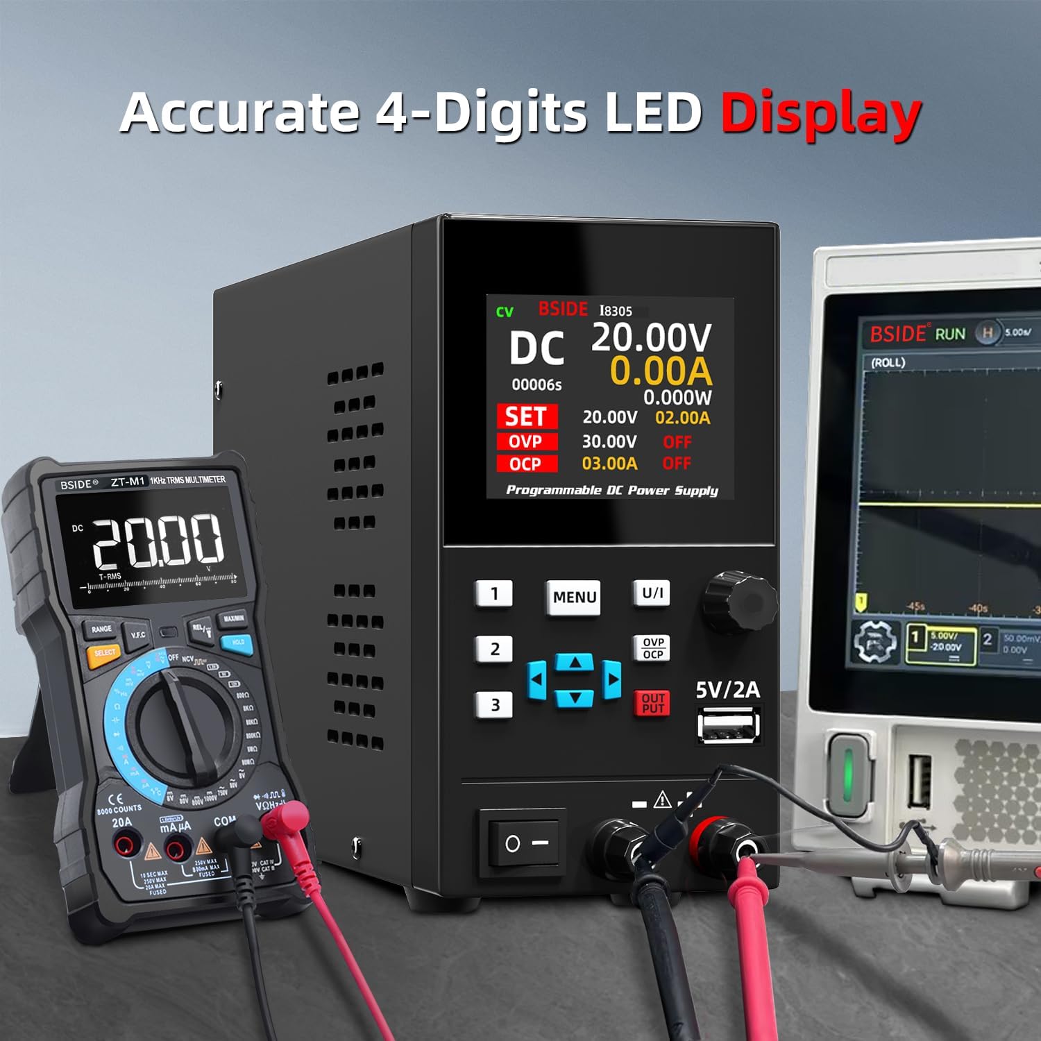 BSIDE Nguồn cấp điện điều chỉn - đánh giá và giá Programmable Dc Power Supply 30V 10A