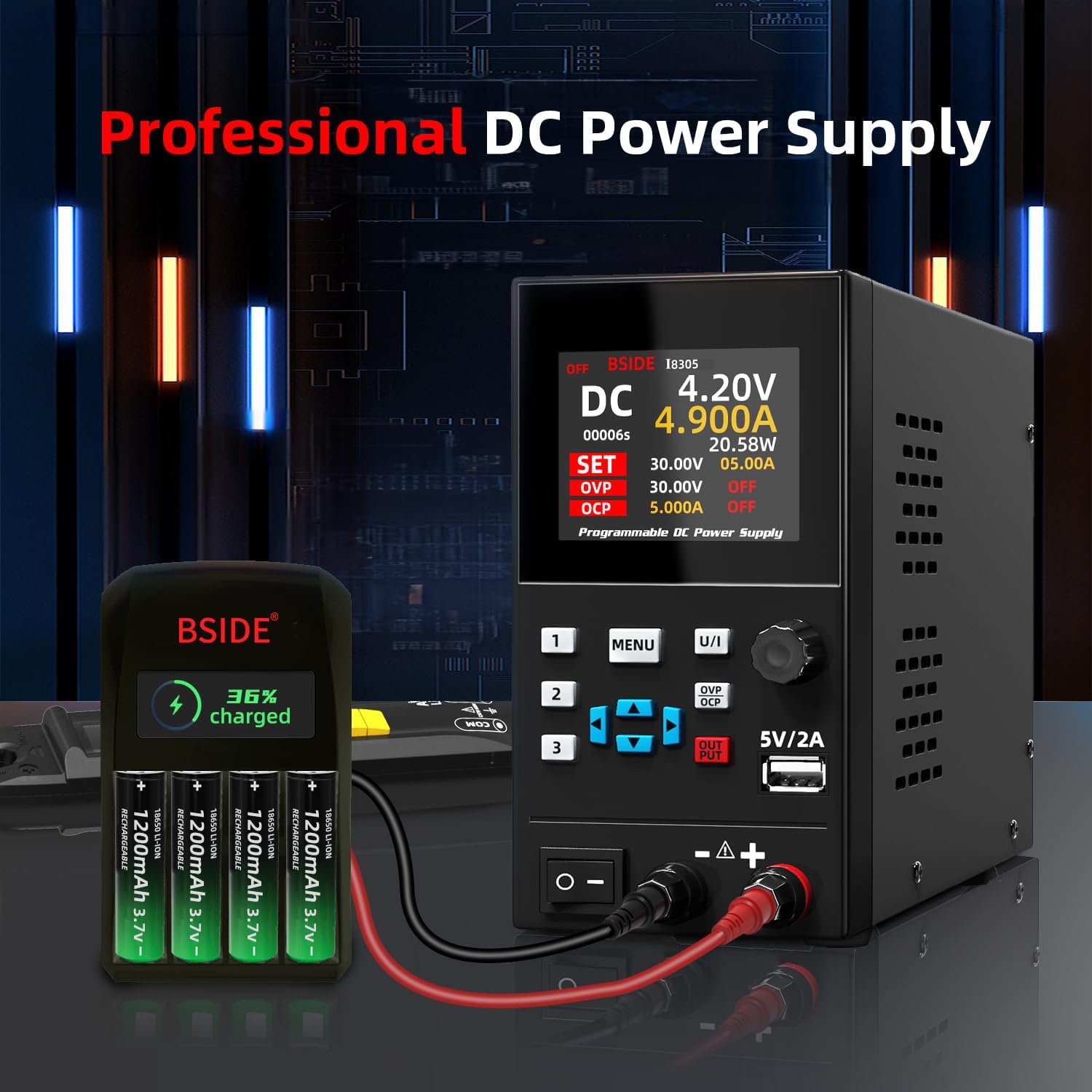BSIDE Nguồn cấp điện điều chỉn - đánh giá và giá Programmable Dc Power Supply 30V 10A