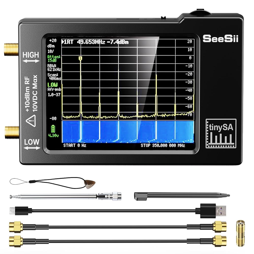 Upgraded Tiny Spectrum Analyze - đánh giá và giá Signal Generator Spectrum Analyzer